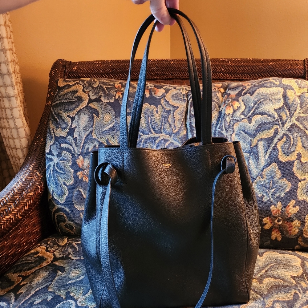 X SOLD X Celine Small Cabas Phantom Black Soft Grained Calfskin - Pristine wTags